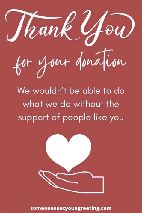 Heartfelt Messages to Accompany a Donation