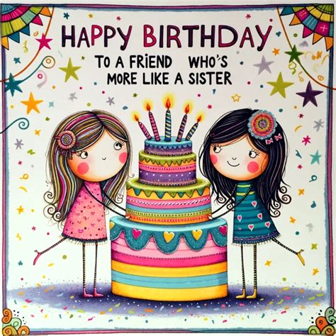 Heartfelt "More Than a Cousin, Like a Sister" Wishes