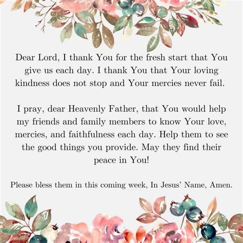 Heartfelt Prayers for Family and Friends