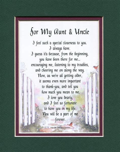 Heartfelt & Proud Wishes from Your Aunt/Uncle