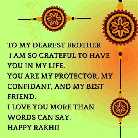 Heartfelt Rakhi Messages for the Brother Who's My Rock
