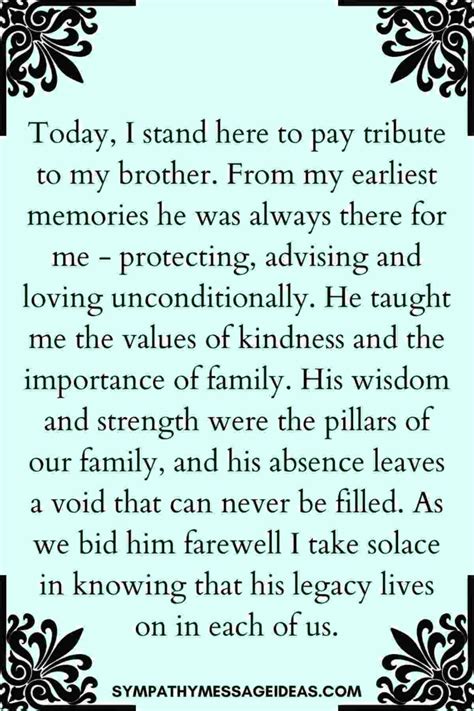 Heartfelt & Sincere: For the Brother You Were Lucky to Gain