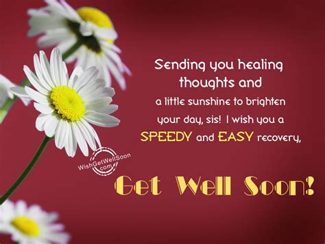 Heartfelt & Sincere Messages for a Speedy Recovery