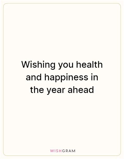Heartfelt & Sincere Wishes for a Healthy Year Ahead