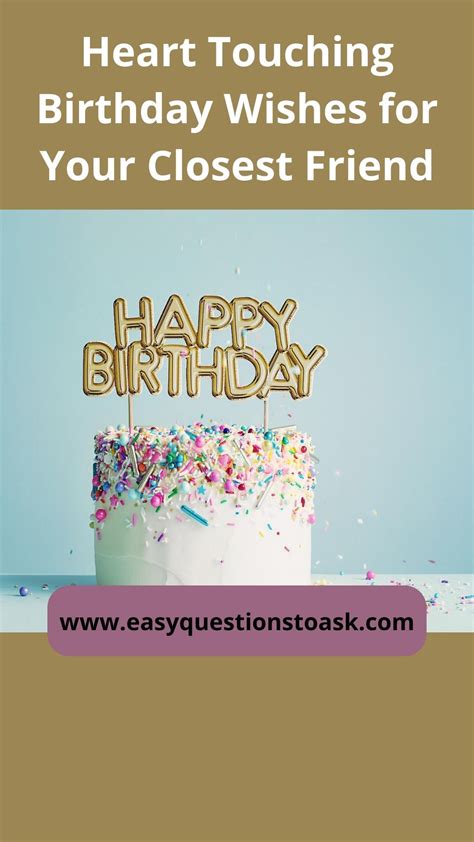 Heartfelt & Sincere Wishes for Your Closest Friends