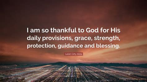 Heartfelt Thanks for God's Providence