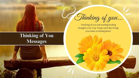 Heartfelt "Thinking of You" Messages