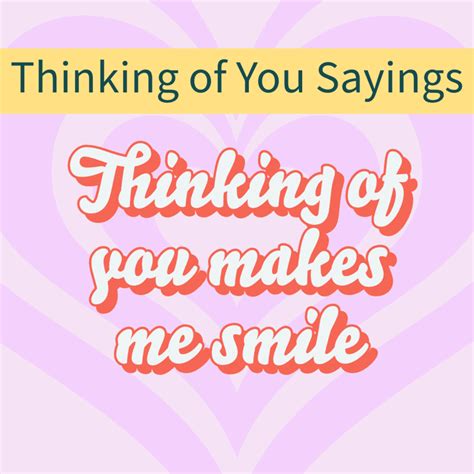 Heartfelt "Thinking of You" Sentiments