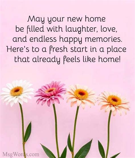 Heartfelt Wishes for a Home Filled with Love & Memories