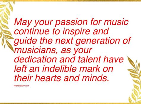 Heartfelt Wishes for a Music Teacher or Student