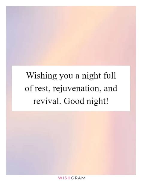 Heartfelt Wishes for Rest & Rejuvenation