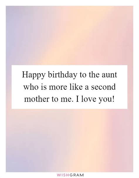 Heartfelt Wishes for the Aunt Who's Like a Second Mom