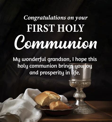 Heartfelt Wishes for the Young Communicant