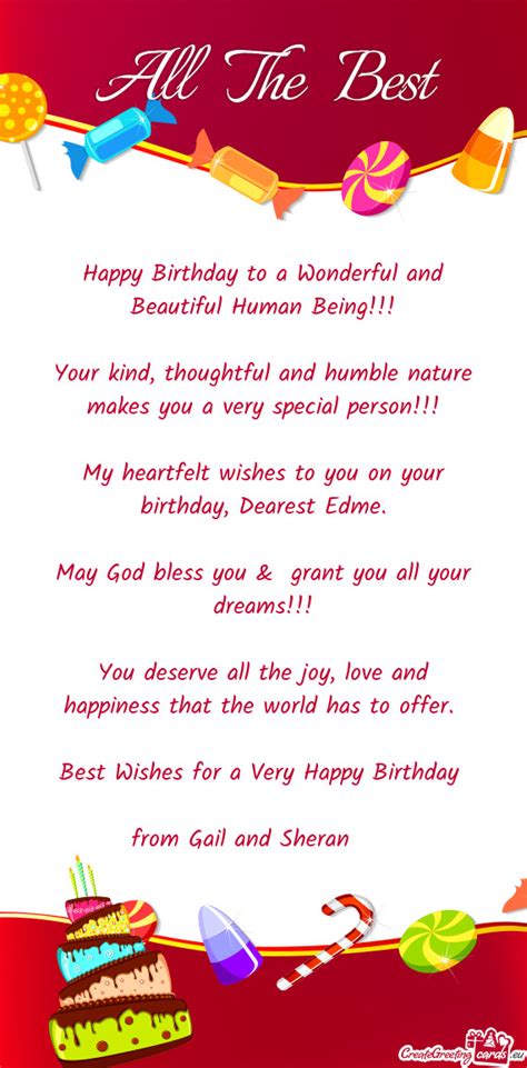 Heartfelt Wishes for Your Dearest