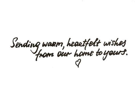 Heartfelt Wishes From Our Home to Yours