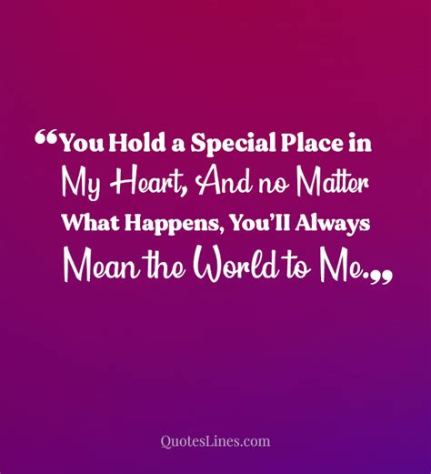 Heartfelt Wishes That Say "You Mean the World to Me"