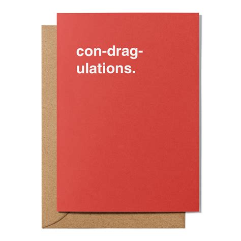 Hellish Congratulations & Sinister Salutations