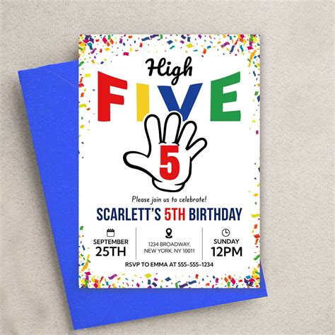 High-Five for Turning Five! Wishes for a Big Kid