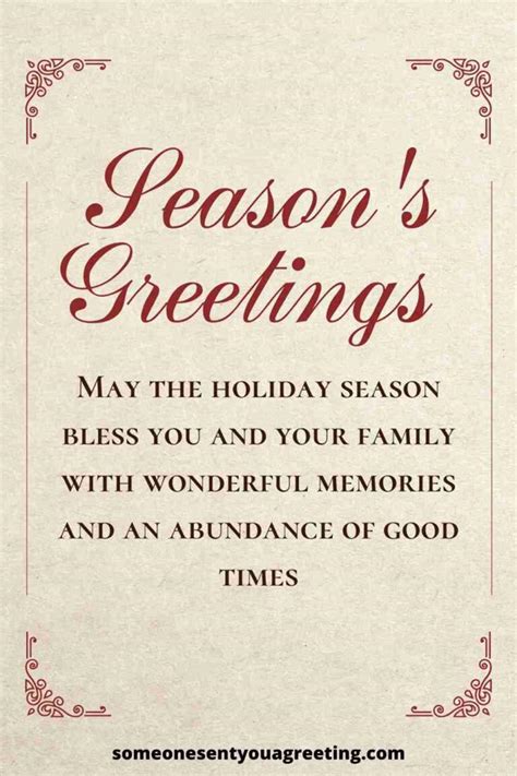 Holiday Harmony: Season's Greetings for the Whole Family