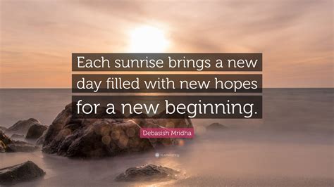 Hopes for a New Beginning