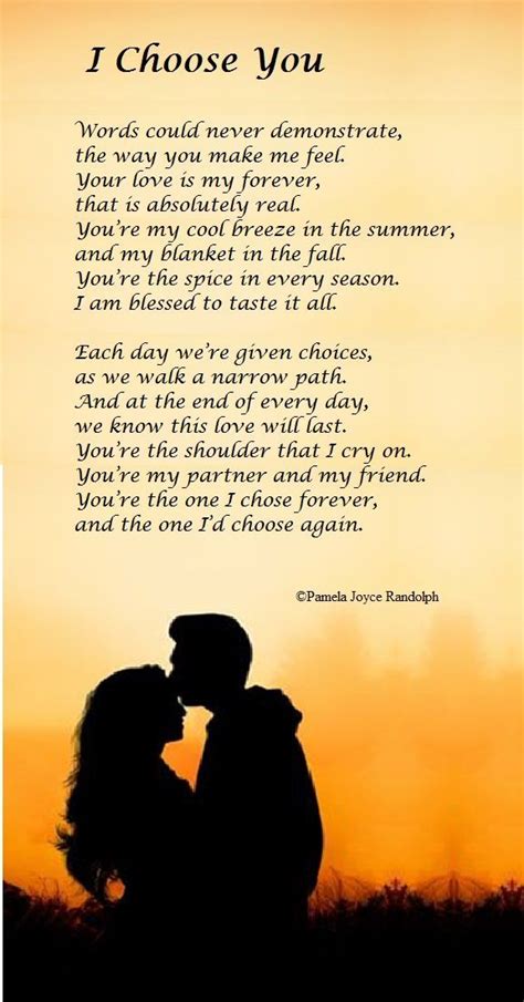 I Choose You! (Romantic Wishes for a Partner)