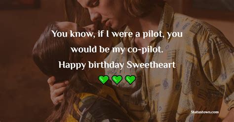 "I Love You." "I Know.": Romantic Wishes for Your Co-Pilot