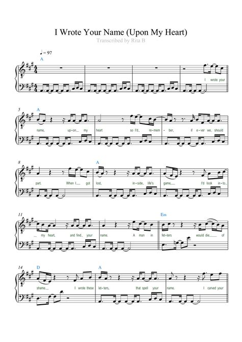 If My Heart Wrote a Song for You