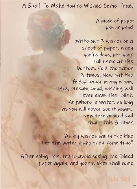 If Wishes Were Magic Spells (For a Touch of Whimsy & Celebration)