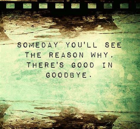 In a Bittersweet Goodbye