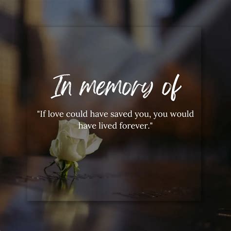 In Loving Memory: Messages of Remembrance
