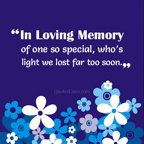 In Loving Memory (Remembering Someone We've Lost)