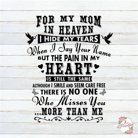 In Loving Memory: To a Mom in Heaven