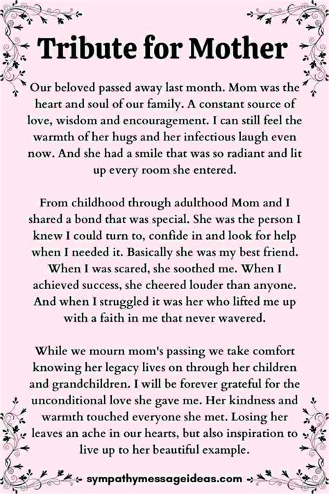 In Loving Memory: Tributes for Someone Who's Gone