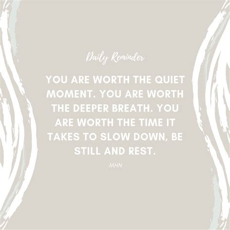 In Quiet Moments & Everyday Reminders