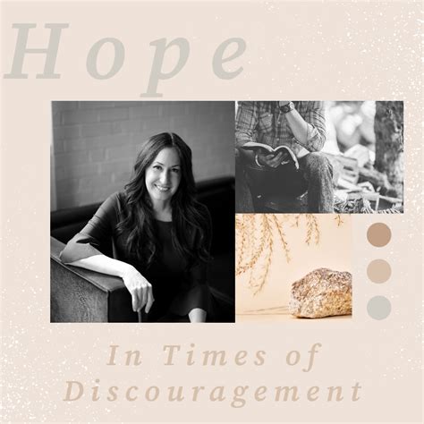 In Times of Discouragement