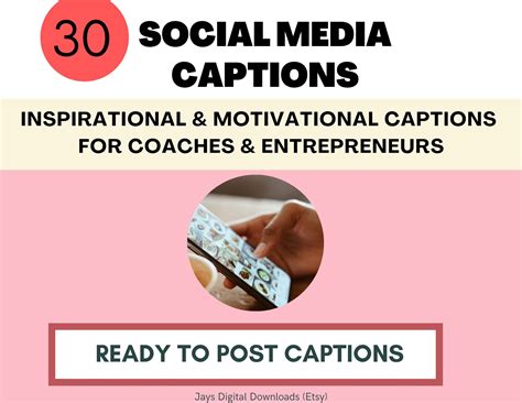 Inspirational Captions for Social Media