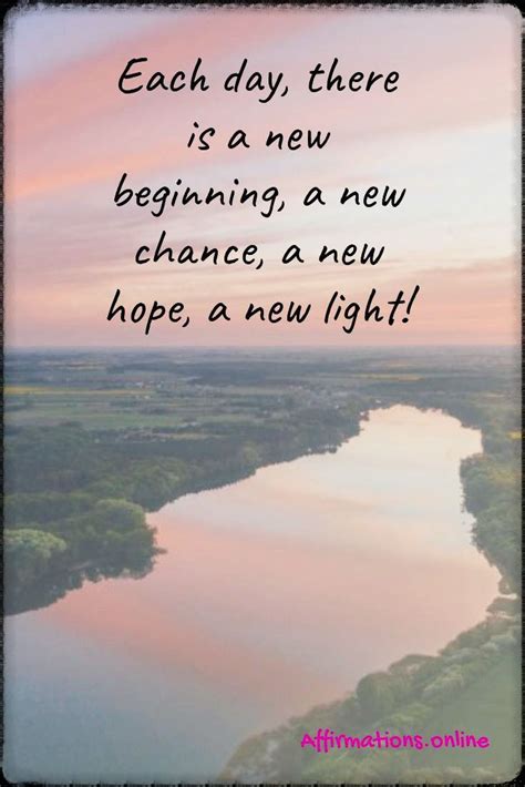 Inspirational Messages of Light, Hope & New Beginnings