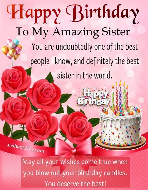 Inspirational Wishes for the Sister Who Amazes You