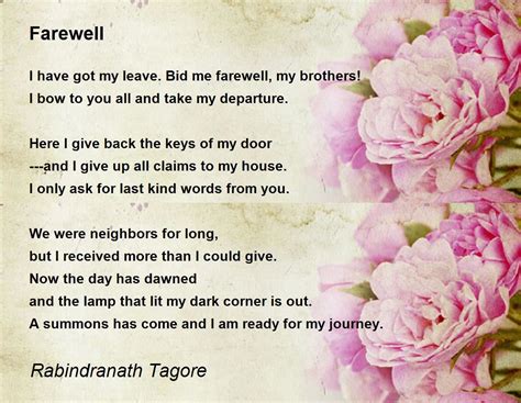 Inspired by the Lyrics: Poetic Farewell Messages