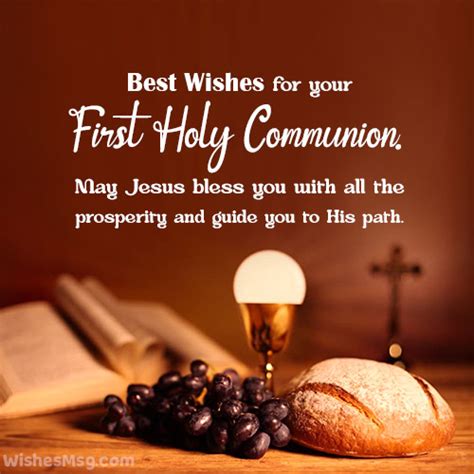 Inspiring Bible Verses for a First Communion Card