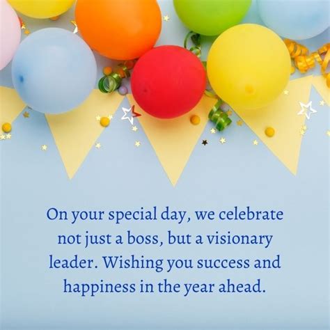 Inspiring Wishes for a Visionary Boss