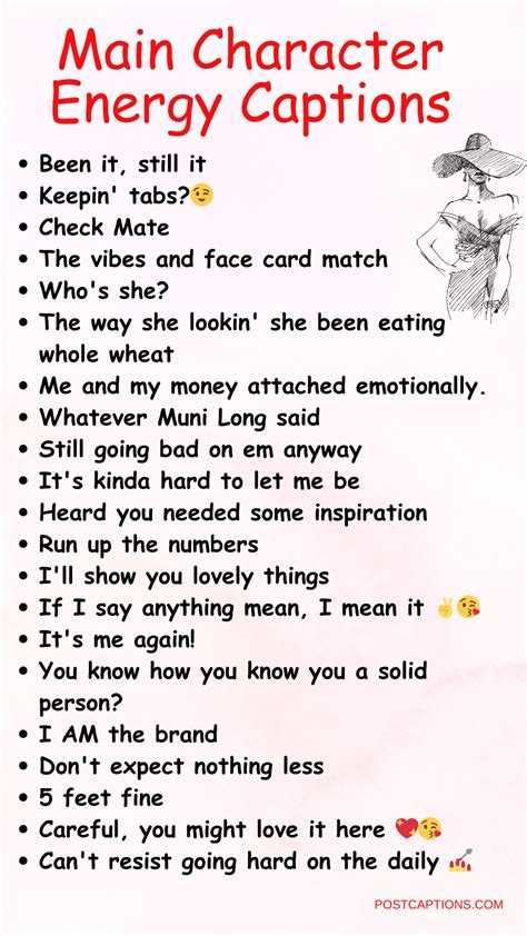 Instagram Captions for That Main Character Feeling