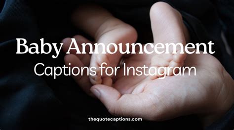 Instagram-Ready Captions for the Big Announcement