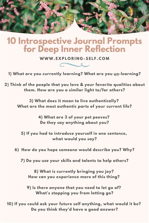 Introspective Captions & Journal Prompts