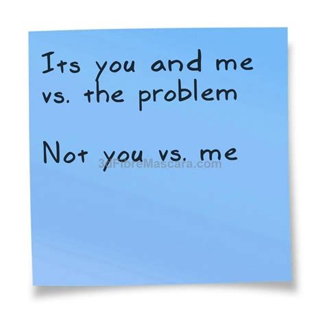 It's Not Me vs. You, It's Us vs. the Goal