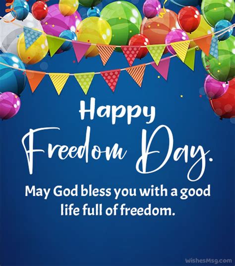 Joyful Wishes for Freedom Day