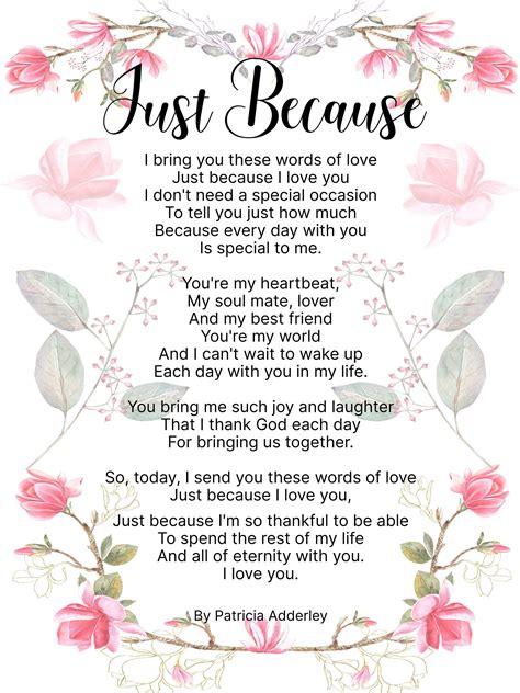 Just Because I Love You: Spontaneous & Sweet Texts