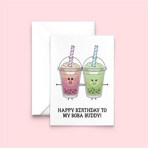 Just Because You're Tea-riffic: Messages for Your Boba Buddy