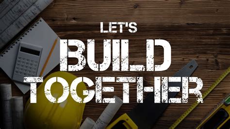 Let's Build the Plan Together