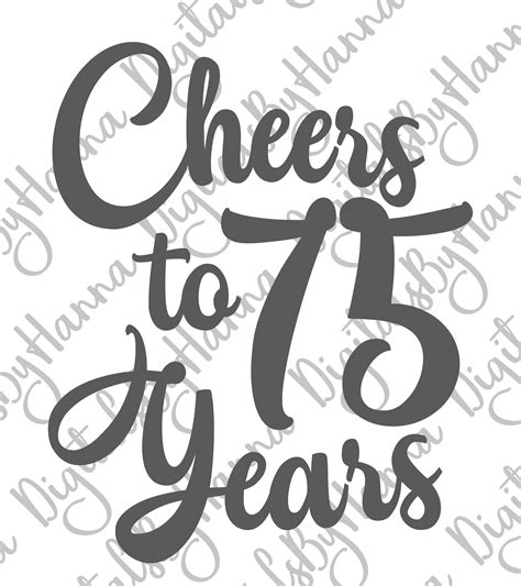 Lighthearted Cheers to 75 Years